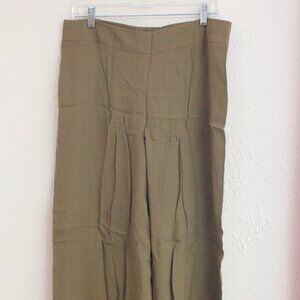 #396 Chico's Tan Brown Dress Pants Size 2 Regular (12)